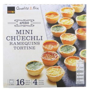 Mini quiches 16 pieces - 260 g