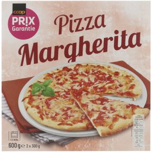 Prix Garantie Frozen Tomato & Cheese Pizza 2 Pieces - 600 g