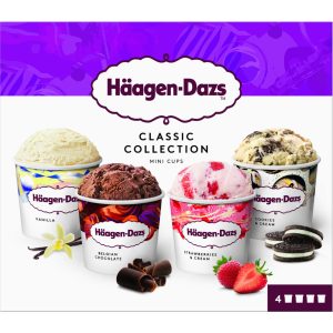 Häagen-Dazs Classic Collection Ice Cream Minicups 4x95ml - 380 ml
