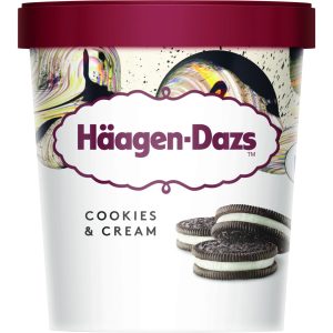 Häagen-Dazs Cookies & Cream Ice Cream Pint - 460 ml