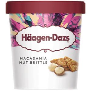 Häagen-Dazs Macadamia Nut Brittle Ice Cream Pint - 460 ml