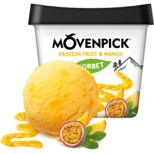 Mövenpick Passion Fruit & Mango Sorbet - 900 ml