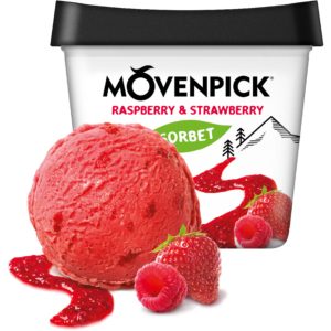 Mövenpick Raspberry & Strawberry Sorbet - 900 ml