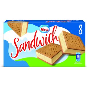 Frisco Vanilla Ice Cream Sandwiches 8 Pieces - 600 ml