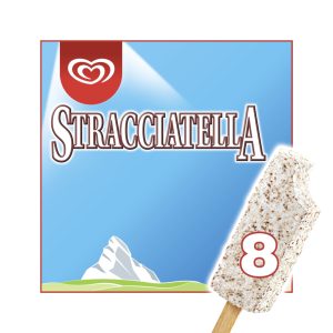 Lusso Stracciatella ice cream 8x80ml - 640 ml