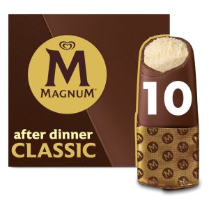 Magnum After Dinner Mini Chocolate Ice Cream Bars 10 Pieces - 350 ml