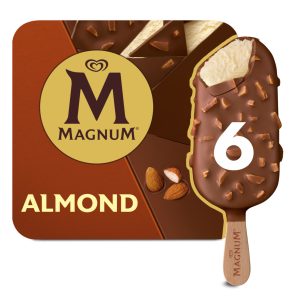 Magnum Almond Ice Cream Bars 6 Pieces - 660 ml