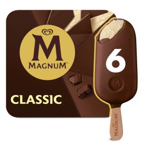Magnum Classic Ice Cream Bars 6 Pieces - 660 ml