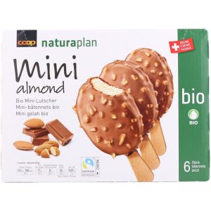Naturaplan Organic Almond Mini Ice Cream Lolly 6x60ml - 360 ml