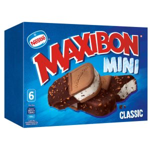 Nestlé Mini Maxibon Ice Cream Sandwiches 6 Pieces - 510 ml