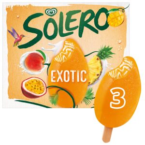 Solero Exotic Ice Cream Bars 3 Pieces - 270 ml