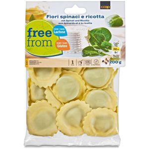 Free From Gluten & Lactose Free Spinach & Ricotta Fiori Pasta - 200 g