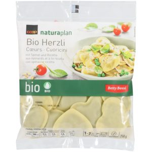 Naturaplan ricotta & spinach hearts - 250 g