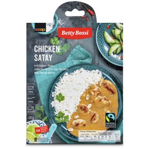 Betty Bossi Fairtrade Satay Chicken with Coconut Rice - 400 g