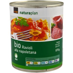 Naturaplan Organic Ravioli Pasta with Tomato Sauce - 870 g