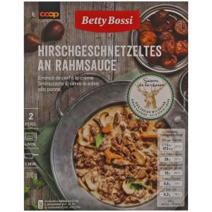 Betty Bossi Venison Pieces in Cream Sauce - 350 g