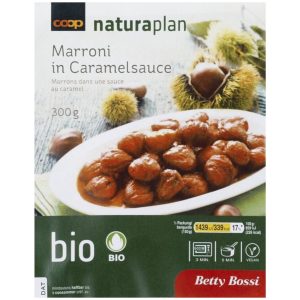 Betty Bossi Naturaplan Organic Chestnuts in Caramel Sauce - 300 g