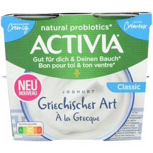 Danone Activia Greek-Style Yoghurt Plain 4x110g