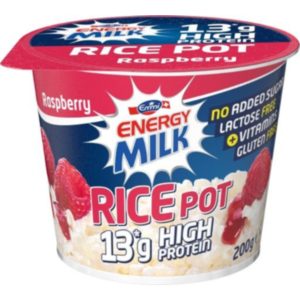 Emmi Energy Milk High Protein Raspberry Rice Pot Cereal - 200 g