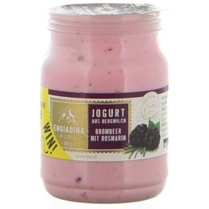 Engiadina Pura Yoghurt blackberry with rosemary - 180 g