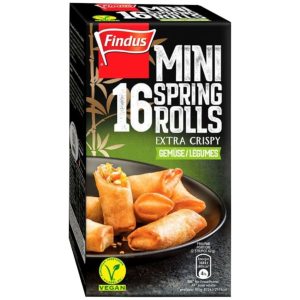 Findus Mini Frozen Vegetable Springrolls 16 Pieces - 336 g