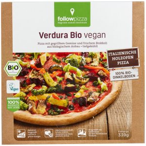 Followfood Pizza Verdura vegan - 339 g