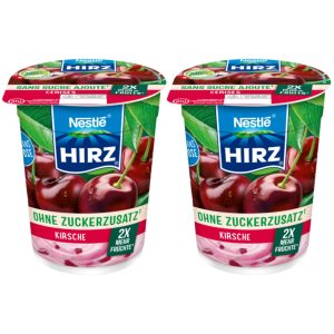Hirz Cherry Yoghurt no sugar 2x150g