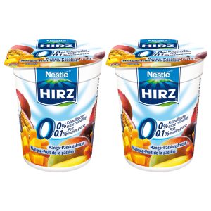 Hirz Mango & Passion Fruit 0% Yoghurt 2x180g