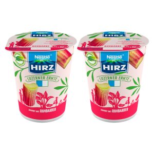 Hirz Rhubarb Yoghurt 2x180g