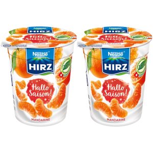 Hirz Seasonal Mandarin Yogurt 2x180g
