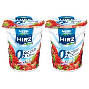 Hirz Strawberry Yogurts 0% Fat 2x180g
