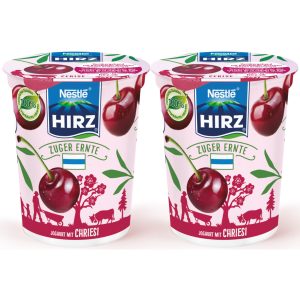 Hirz Zug Cherry Yoghurt 2x180g
