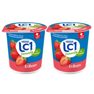 LC1 Strawberry Yogurts 2x150g