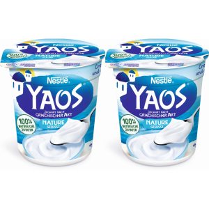 Yaos Natural greek style yogurt 2x150g