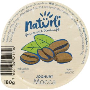 Natürli Mocha Yoghurt - 180 g