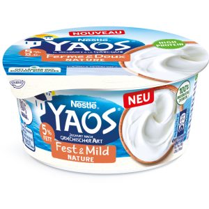 Nestlé Yaos Yoghurt Set & Mild 5% - 170 g
