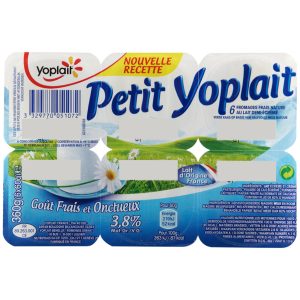 Petit Yoplait Natural Quark 3.8% Fat 6x60g