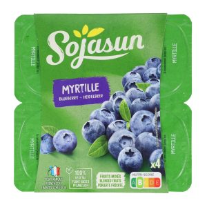 Sojasun Blueberry Yoghurt 4x100g