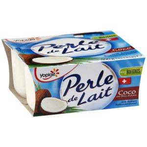 Yoplait Perle de lait Coconut Yogurts 4x125g
