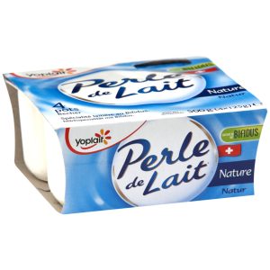 Yoplait Perle de lait Natural Yogurts 4x125g