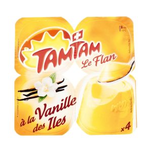 TamTam Le Flan Vanilla Flan Dessert 4x100g