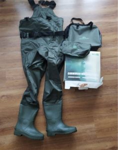 Wading pants Cormoran size XL, leggings size 43