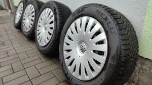 Zimné pneu 205/55 R16 NEXEN na oceľ. diskoch VW
