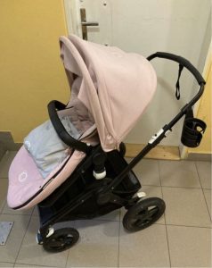 Bugaboo Fox Black + Pink stroller