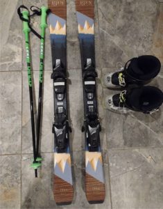 Children's skis 110 cm complete set