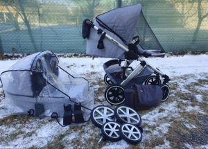 ABC Design stroller with two types of wheels