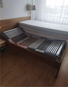 Double bed solid Ontario Oak 200x180 cm