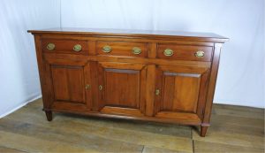 Colonial style wooden chest of drawers