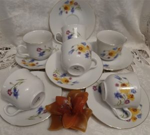 Karlovarský porcelán - kávová sada