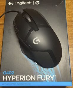 Logitech G402 Hyperion Fury gaming mouse